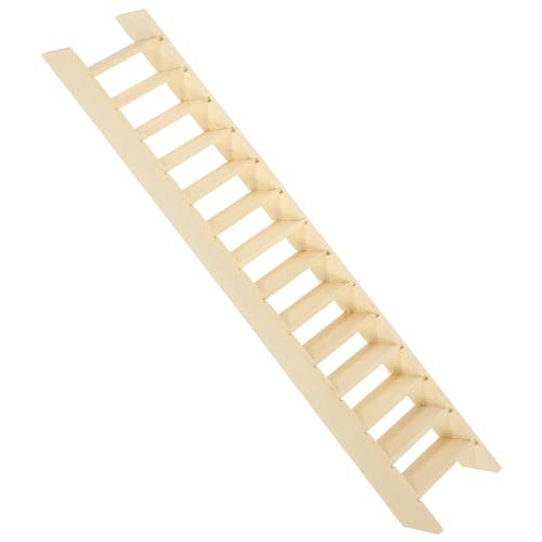 VANZACK Mini Holzstufenleiter Miniatur Puppenhaus Treppe 1:12 Maßstab Mini Leiter Holztreppe Handlauf Treppe Puppenhaus Möbel Modell für Szene Landschaft Dekor VANZACK Mini Holzstufenleiter Miniatur Puppenhaus Treppe 1:12 Maßstab Mini Leiter Holztreppe Handlauf Treppe Puppenhaus Möbel Modell für Szene Landschaft Dekor von VANZACK