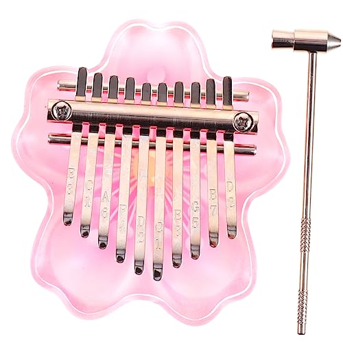 VANZACK Mini Kalimba Tasten Daumenklavier für Hochwertiges Acrylic mit Schönem Design für Musikliebhaber und Anfänger von VANZACK