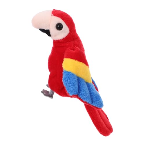 VANZACK Mini Papagei Handpuppe Aus Plüsch Realistische Fingerpuppe Für Geschichtenerzählen Pädagogisches Für Handspielzeug Für Kreative Spielstunden VANZACK Mini Papagei Handpuppe Aus Plüsch Realistische Fingerpuppe Für Geschichtenerzählen Pädagogisches Für Handspielzeug Für Kreative Spielstunden von VANZACK