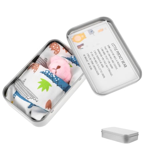 VANZACK Mini Plüschbär Im Niedlicher Kleiner Plüschbär in Blechdose Perfektes Für Sammler Für Dekoration VANZACK Mini Plüschbär Im Niedlicher Kleiner Plüschbär in Blechdose Perfektes Für Sammler Für Dekoration von VANZACK