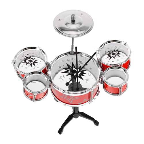 VANZACK Mini Schlagzeug Set mit Trommeln aus Sicherem Kunststoff Pädagogisches Percussion Mädchen und Jungen Ab Jahren Fördert Rhythmusgefühl und Hand Auge koordination VANZACK Mini Schlagzeug Set mit Trommeln aus Sicherem Kunststoff Pädagogisches Percussion Mädchen und Jungen Ab Jahren Fördert Rhythmusgefühl und Hand Auge koordination von VANZACK