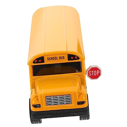 VANZACK Mini Schulbus Für Pädagogisches Schulbus Modell Zum Zurückziehen Push and Go Auto Für Kleinkinder Kinderspielzeug Leuchtendem VANZACK Mini Schulbus Für Pädagogisches Schulbus Modell Zum Zurückziehen Push and Go Auto Für Kleinkinder Kinderspielzeug Leuchtendem von VANZACK