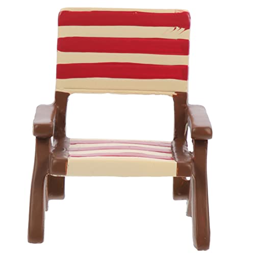 VANZACK Mini Strandstuhl Deko Hochdetailliertes Miniaturmöbel für Mikrolandschaften für Garten Puppenhäuser Fensterdekoration Stabil für Partys Restaurant Design VANZACK Mini Strandstuhl Deko Hochdetailliertes Miniaturmöbel für Mikrolandschaften für Garten Puppenhäuser Fensterdekoration Stabil für Partys Restaurant Design von VANZACK