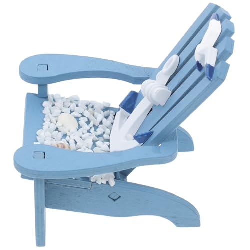 VANZACK Mini Strandstuhl Deko für Puppenhaus Mikrolandschaft Realistische Miniatur Strandmöbel Blaues Design für Freunde und Familie VANZACK Mini Strandstuhl Deko für Puppenhaus Mikrolandschaft Realistische Miniatur Strandmöbel Blaues Design für Freunde und Familie von VANZACK