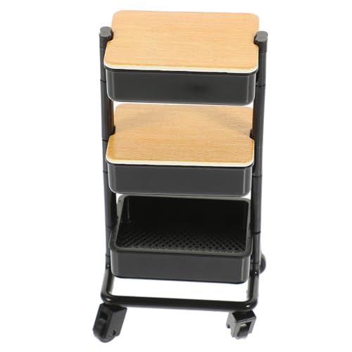VANZACK Miniatur Trolley Für Puppenhaus Lifelike Cart Mit Holzbrettern Für Dekoration Und Mini-szenen Stilvolles Zubehör Für Dollhouse Und Bjd Spielzeug von VANZACK