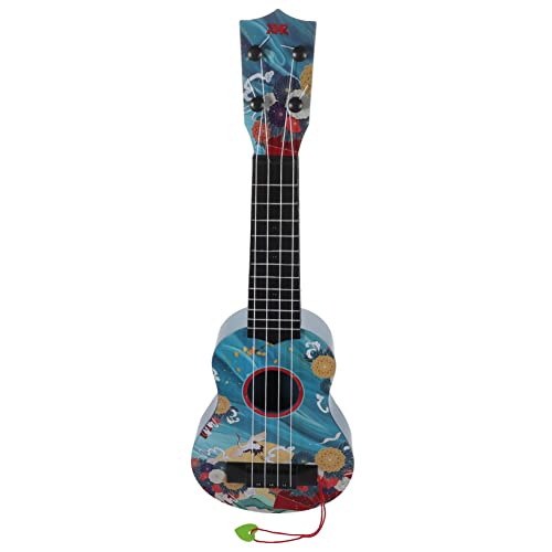 VANZACK Mini Ukulele für Einstellbare Saiten Lerninstrument für Musikinteressierte Deko für Zuhause Perfektes für Kleinkinder und Anfänger von VANZACK