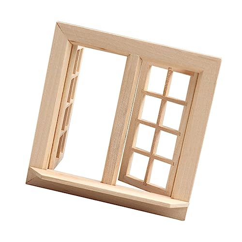 VANZACK Mini Unpolared Holzfenster Modell Für Puppenhaus Fensterrahmen Für DIY Puppenhaus Dekoration Für Puppenzubehör Und Häuser VANZACK Mini Unpolared Holzfenster Modell Für Puppenhaus Fensterrahmen Für DIY Puppenhaus Dekoration Für Puppenzubehör Und Häuser von VANZACK