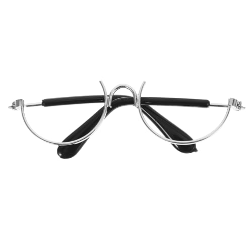 VANZACK Miniatur Doll Brille Metallrahmen Halbtransparent Silber Puppenhaus Zubehör für Kreative Rollenspiele Kompatibel mit Diversen Puppen und Spielzeugen Accessoire für Kostüm und VANZACK Miniatur Doll Brille Metallrahmen Halbtransparent Silber Puppenhaus Zubehör für Kreative Rollenspiele Kompatibel mit Diversen Puppen und Spielzeugen Accessoire für Kostüm und von VANZACK