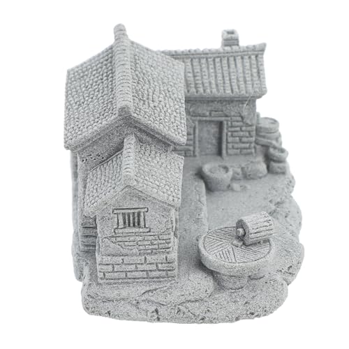 VANZACK Miniatur Haus Ornament Bonsai Dekoration Kleines Modell Garten Landschaft Blumentopf Dekor Chinesisches Stil Detailreich Für Sukkulenten Moos Micro Landschaft von VANZACK