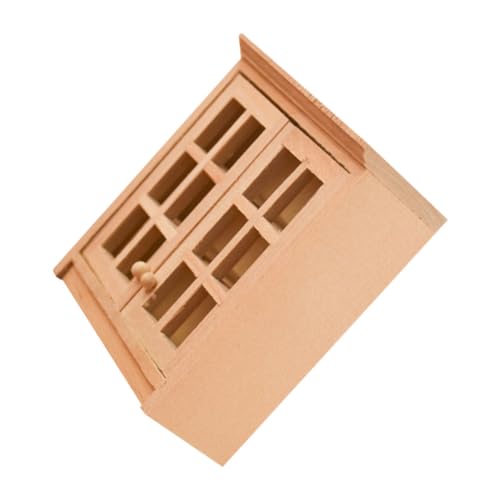 VANZACK Miniatur Holz Wand Schrank Modell Handgefertigtes Mini Haus Möbel Ornament Realistisch Gestaltetes Langlebiges Puppenhaus Wanddeko für DIY Wohnzimmer und Kinderzimmer VANZACK Miniatur Holz Wand Schrank Modell Handgefertigtes Mini Haus Möbel Ornament Realistisch Gestaltetes Langlebiges Puppenhaus Wanddeko für DIY Wohnzimmer und Kinderzimmer von VANZACK
