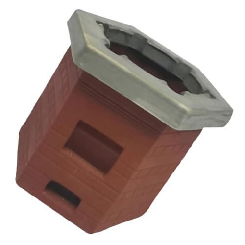 VANZACK Miniatur Küchenherd aus Hitzebeständigem Keramikmaterial Dekoratives Mini Haus Zubehör Langlebiger Kleiner Ofen für Puppenhaus Sicher und Formstabil zur Miniatur Küchendekoration von VANZACK