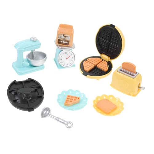 VANZACK Miniatur Küchenmodell Realistisches Toaster Backset für Puppenhaus Zubehör für Kreative Miniatur Landschaften und Realistische Dekorationen VANZACK Miniatur Küchenmodell Realistisches Toaster Backset für Puppenhaus Zubehör für Kreative Miniatur Landschaften und Realistische Dekorationen von VANZACK