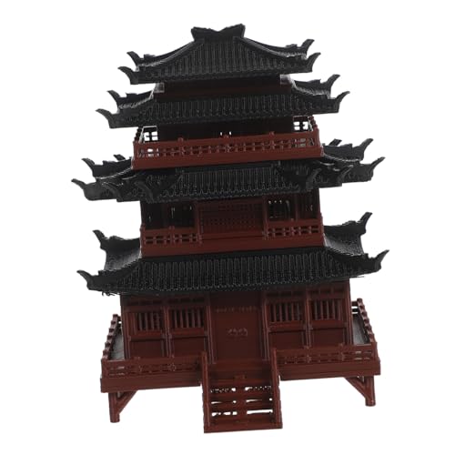 VANZACK Miniatur Pagoden Statue Mini Pavillon Modell Chinesische Antike Architektur Figur für Bonsai Aquarium Micro Landschaft Dekoration Zen Garten Zubehör VANZACK Miniatur Pagoden Statue Mini Pavillon Modell Chinesische Antike Architektur Figur für Bonsai Aquarium Micro Landschaft Dekoration Zen Garten Zubehör von VANZACK
