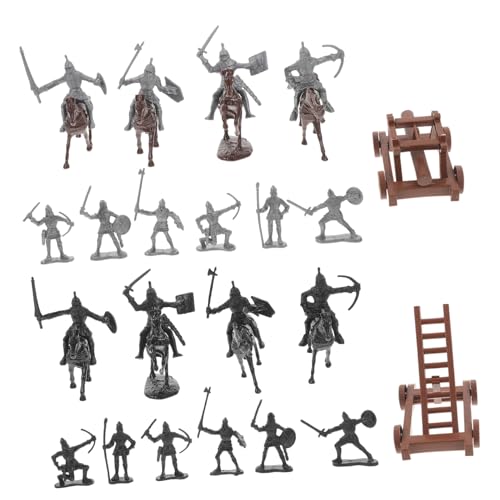 VANZACK Miniatur Reiter Soldaten Figuren Mittelalterliche Miniaturen Detailreiche Mini People Models Realistische Spielfiguren für Sandtray Sammlung und Dekoration von VANZACK