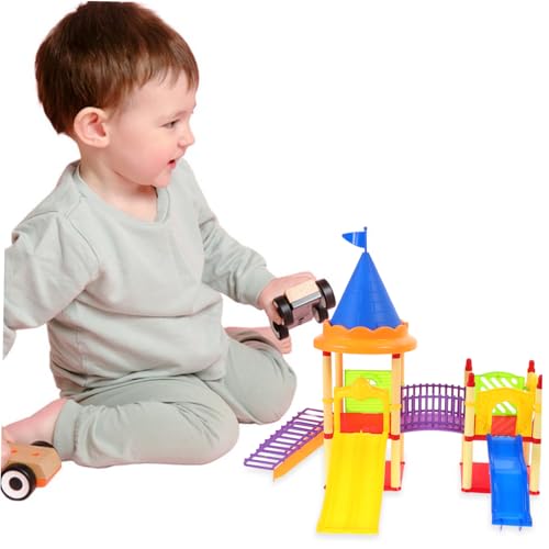 VANZACK Miniatur Spielplatzmodell mit Detailliertem Rutschentwurf Vielseitiges Puppenhaus Dekorationsspielzeug für Geeignet für Zuhause Kindergarten und Spielplatz Fördert Koordination VANZACK Miniatur Spielplatzmodell mit Detailliertem Rutschentwurf Vielseitiges Puppenhaus Dekorationsspielzeug für Geeignet für Zuhause Kindergarten und Spielplatz Fördert Koordination von VANZACK