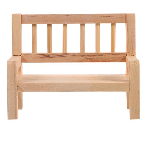 VANZACK Miniature Holzbank Für Puppenhaus Dekorative Mini Hausmöbel Für Puppenhaus Und Garten Puppenhaus Zubehör Für Kreative Spielwelten VANZACK Miniature Holzbank Für Puppenhaus Dekorative Mini Hausmöbel Für Puppenhaus Und Garten Puppenhaus Zubehör Für Kreative Spielwelten von VANZACK