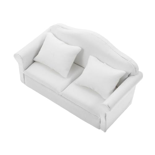 VANZACK Miniaturhaus Sofa Möbel Requisite Winziges Couchmodell für Puppenhaus Dekoratives Mini Sofa für Kinderzimmer Wohnzimmer und Büro zu Besonderen Anlässen VANZACK Miniaturhaus Sofa Möbel Requisite Winziges Couchmodell für Puppenhaus Dekoratives Mini Sofa für Kinderzimmer Wohnzimmer und Büro zu Besonderen Anlässen von VANZACK