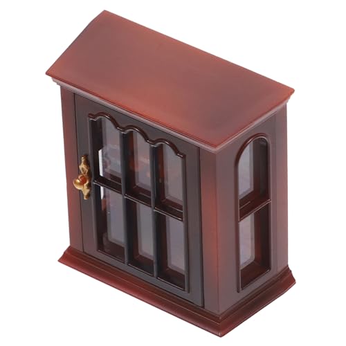 VANZACK Miniaturmöbel Vintage Weinregal Puppenhaus Vitrine Dekoratives Möbel Zubehör für Wohnzimmer Schlafzimmer VANZACK Miniaturmöbel Vintage Weinregal Puppenhaus Vitrine Dekoratives Möbel Zubehör für Wohnzimmer Schlafzimmer von VANZACK