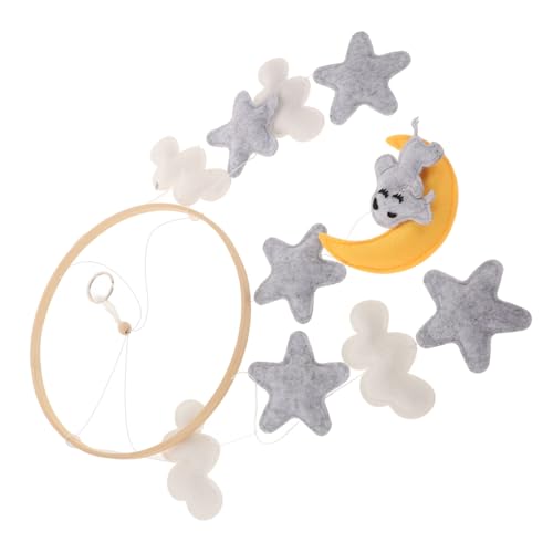 VANZACK Mobile Aus Filz Für Kinderbett Niedliche Tierfiguren Dekorative Krippendekoration Für Jungen Und Hängendes Für Sichere Und Weiche Materialien von VANZACK
