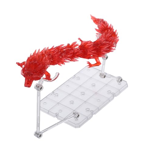 VANZACK Modell Drachen Zubehör für Actionfiguren Details Einfache Montage Plastikrot Kompatibel mit Modellfiguren Dekoration für Sammler und Hobbyisten von VANZACK