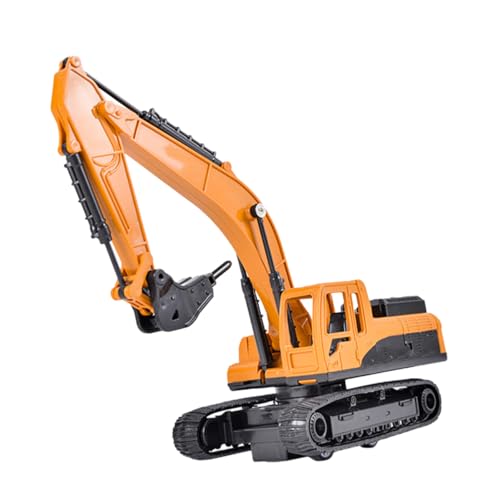 VANZACK Modellspielzeug Bagger aus Kunststoff Inertia Excavator für Realistische Details Lernspielzeug für Kreative Spiele und Bildung von VANZACK