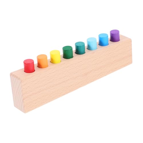 VANZACK Montessori Holzspielzeug Sortier Motorikspielzeug für Kleinkinder Natürliche Holzstäbe Farb Formerkennung Feinmotorik Hand Auge koordination und Frühe Konzentrationstrainings VANZACK Montessori Holzspielzeug Sortier Motorikspielzeug für Kleinkinder Natürliche Holzstäbe Farb Formerkennung Feinmotorik Hand Auge koordination und Frühe Konzentrationstrainings von VANZACK