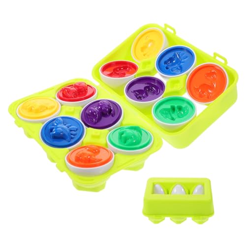 VANZACK Montessori Twist Eier Farb und Form Sortierspielzeug Ab Monate Sicherer Kreatives Stapel und Steckspiel für Jungen Mädchen Pädagogisch Fördernd von VANZACK