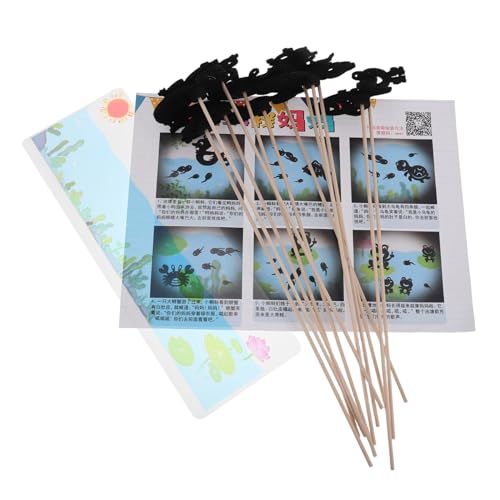 VANZACK Multifunktionale Kindergarten Materialien für Familien Schattenpuppen Zubehör Kreatives Geschichtenerzählen und Bühnenauftritte Interaktives Lernen und Mehrzweck Sticker von VANZACK