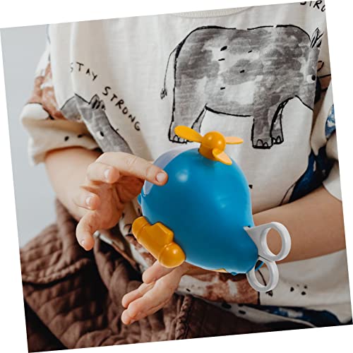VANZACK Multifunktionales DIY Flugzeug Schulset für Buntes Schulzubehör mit Bleistift Radiergummi Schere Lineal Anspitzer und Hefter Pädagogisches für Jungen und Mädchen von VANZACK