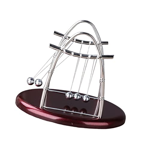 VANZACK Newton Kleines Newton's Cradle mit Kugeln für Kreativität und Praktischen Fähigkeiten Dekoration für Büro und Zuhause Lehrmittel für Physikexperimente von VANZACK