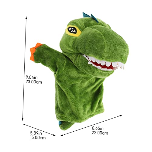 VANZACK Niedliche Dinosaurier Handpuppe aus Weichem Plüsch Interaktives Handspielzeug für Fördert Motorik und Kommunikation für Geschichtenzeit und Eltern Junge Mädchen Interaktion von VANZACK