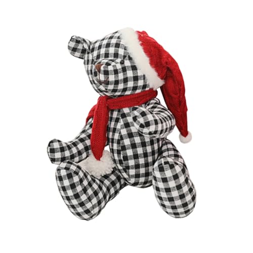 VANZACK Niedliches Plüschtier Grid Bear Weihnachtsdeko Kuscheltier Kinderzimmer Tischdekor Kreatives Stoffspielzeug Weiche Haptik Gemütliche Wohnraumdekoration Zufällige VANZACK Niedliches Plüschtier Grid Bear Weihnachtsdeko Kuscheltier Kinderzimmer Tischdekor Kreatives Stoffspielzeug Weiche Haptik Gemütliche Wohnraumdekoration Zufällige von VANZACK