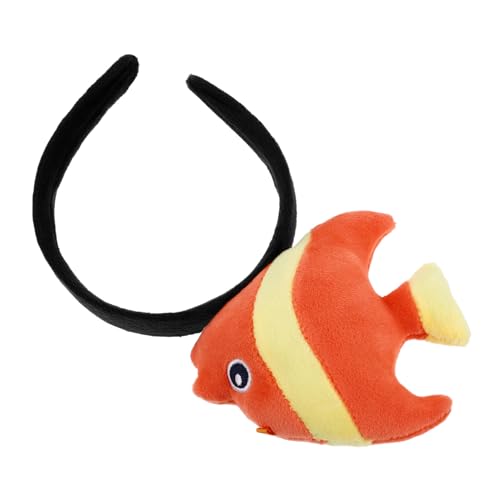 VANZACK Niedliches Tropisches Fisch Haarband aus Plüsch Cartoon Stirnband für Erwachsene Vielseitiges Accessoire für Halloween Strandpartys und Fotoshootings Pelziges Kopfschmuck für VANZACK Niedliches Tropisches Fisch Haarband aus Plüsch Cartoon Stirnband für Erwachsene Vielseitiges Accessoire für Halloween Strandpartys und Fotoshootings Pelziges Kopfschmuck für von VANZACK