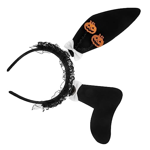 VANZACK Niedriges Gewicht Hasenohren Haarreif aus Filz und Bequemes Langlebiges Stirnband für Halloween Cosplay Party Kopfbedeckung Wiederverwendbar und Leicht zu Reinigen von VANZACK