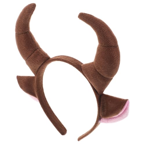 VANZACK Ox Horn Stirnband Leichtes Cosplay Haarreif Komfortabler Sitz für Maskenbälle Halloween Kostüm Tierparty Zubehör VANZACK Ox Horn Stirnband Leichtes Cosplay Haarreif Komfortabler Sitz für Maskenbälle Halloween Kostüm Tierparty Zubehör von VANZACK