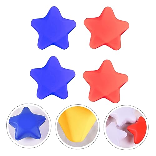 VANZACK PU Fünfzackige Stressball Grifftrainer Handtrainer Zur Stärkung Der Finger Stressbewältigung Zufällige Farben von VANZACK