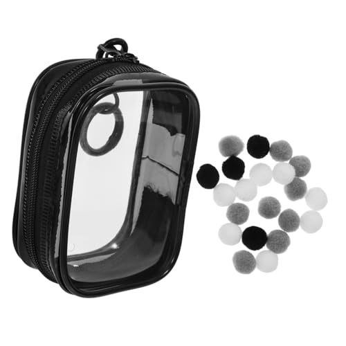 VANZACK PVC Transparente Sammeltasche mit Schlüsselanhänger Pompom Verschließbar Multifunktional für Puppen Blindbox Display Staubgeschützt Tragbar für Mini Figuren und Schmuck VANZACK PVC Transparente Sammeltasche mit Schlüsselanhänger Pompom Verschließbar Multifunktional für Puppen Blindbox Display Staubgeschützt Tragbar für Mini Figuren und Schmuck von VANZACK