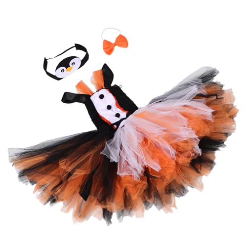 VANZACK Pinguin Kostüm mit Tutu Kleid Süßem Pinguin Haarreif und Fliege Pflegeleichtes Halloween Outfit für Kleinkinder Tierisches Geburtstagsfest und Verkleidungsparty VANZACK Pinguin Kostüm mit Tutu Kleid Süßem Pinguin Haarreif und Fliege Pflegeleichtes Halloween Outfit für Kleinkinder Tierisches Geburtstagsfest und Verkleidungsparty von VANZACK