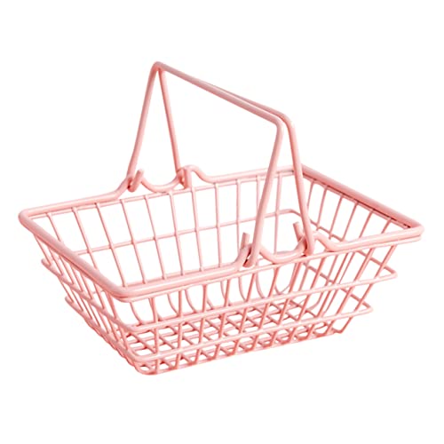 VANZACK Pinker Mini Einkaufskorb Dekorativer Kleiner Einkaufswagen Für Fotos Und Aufbewahrung VANZACK Pinker Mini Einkaufskorb Dekorativer Kleiner Einkaufswagen Für Fotos Und Aufbewahrung von VANZACK