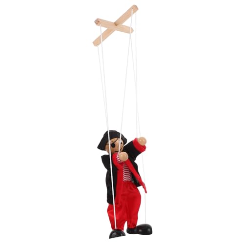 VANZACK Piraten Marionette Aus Holz Lustige Saitenpuppe Für Anfänger Als Bauchrednerpuppen Für Theateraufführungen VANZACK Piraten Marionette Aus Holz Lustige Saitenpuppe Für Anfänger Als Bauchrednerpuppen Für Theateraufführungen von VANZACK