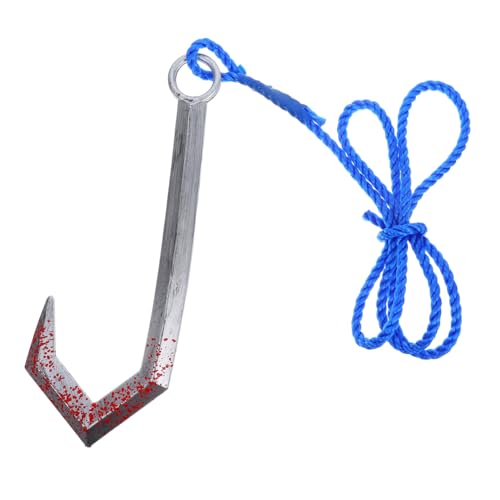 VANZACK Piratenhaken mit Seil Halloween Kostüm Requisite Kunststoff Piratenprop für Jungen Mädchen Party Cosplay Zubehör VANZACK Piratenhaken mit Seil Halloween Kostüm Requisite Kunststoff Piratenprop für Jungen Mädchen Party Cosplay Zubehör von VANZACK