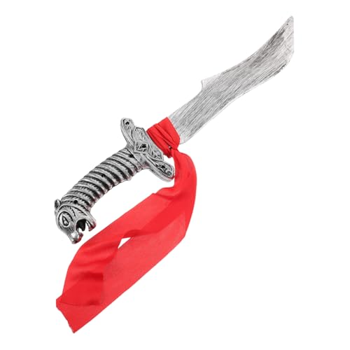 VANZACK Plastik Spielzeugschwert für Realistisches Ritterkostüm Zubehör Mittelalterliches Rollenspiel für Halloween Cosplay und Verkleidungspartys Leichtes Sicheres mit Detailreicher von VANZACK
