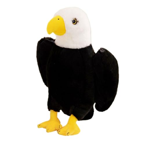 VANZACK Plüsch Adler Stofftier Realistisches Kuscheltier Weißkopf Perfektes Für Sammler Ausgestopftes Vogel von VANZACK