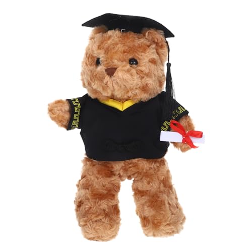 VANZACK Plüsch Bärenpuppe mit Abschlussmütze Süßer Abschlussbär für Graduierungsfeier Vielseitig Einsetzbar Dekoration oder Kuscheltier VANZACK Plüsch Bärenpuppe mit Abschlussmütze Süßer Abschlussbär für Graduierungsfeier Vielseitig Einsetzbar Dekoration oder Kuscheltier von VANZACK