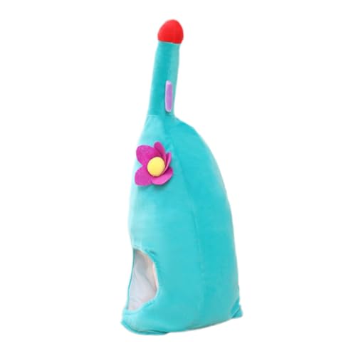 VANZACK Plüsch Cocktailflaschen-Hut Blau Realistisches Kostümzubehör für Rollenspiele Sommerparty Halloween Geburtstag Wiederverwendbar Pflegeleicht Vielseitig für Bühne und Feiern von VANZACK