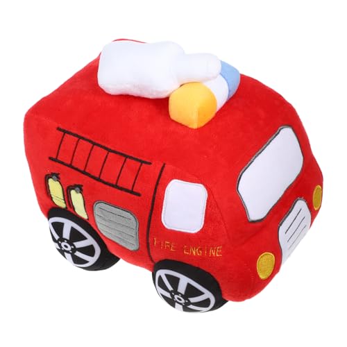 VANZACK Plüsch Feuerwehrauto Weiche Fahrzeugpuppe für Kissen für Sofa Auto und Dekoration im Kinderzimmer Perfektes für Weihnachten und Geburtstage VANZACK Plüsch Feuerwehrauto Weiche Fahrzeugpuppe für Kissen für Sofa Auto und Dekoration im Kinderzimmer Perfektes für Weihnachten und Geburtstage von VANZACK