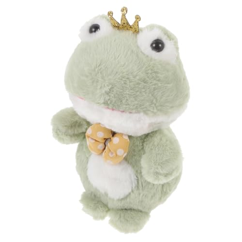 VANZACK Plüsch Frosch Tierpuppe Weiches Niedliches Froschspielzeug Für Desktop Dekoration Und Tier Themenparty Für Jungen von VANZACK