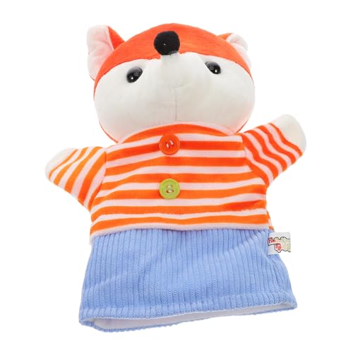 VANZACK Plüsch Fuchs Handpuppe für Interaktives Rollenspiel und Geschichtenerzählen Weiches Kuscheltier mit Niedlichem Tierdesign Fördert Eltern Junge Mädchen Bindung und VANZACK Plüsch Fuchs Handpuppe für Interaktives Rollenspiel und Geschichtenerzählen Weiches Kuscheltier mit Niedlichem Tierdesign Fördert Eltern Junge Mädchen Bindung und von VANZACK