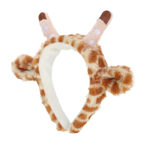VANZACK Plüsch Giraffen Haarreif Cartoon Tier Haarband für Weiches Niedliches Stirnband für Partys und Alltag Leichtes und Bequemes Kopfschmuck für Fantasievolles Rollenspiel VANZACK Plüsch Giraffen Haarreif Cartoon Tier Haarband für Weiches Niedliches Stirnband für Partys und Alltag Leichtes und Bequemes Kopfschmuck für Fantasievolles Rollenspiel von VANZACK