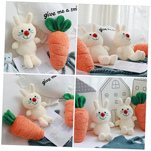 VANZACK Plüsch Hase Kuscheltier Rotes Nasen Kaninchen Weiches Stofftier Plüschhase Schmusetier Kuschelkissen Spielgefährte VANZACK Plüsch Hase Kuscheltier Rotes Nasen Kaninchen Weiches Stofftier Plüschhase Schmusetier Kuschelkissen Spielgefährte von VANZACK
